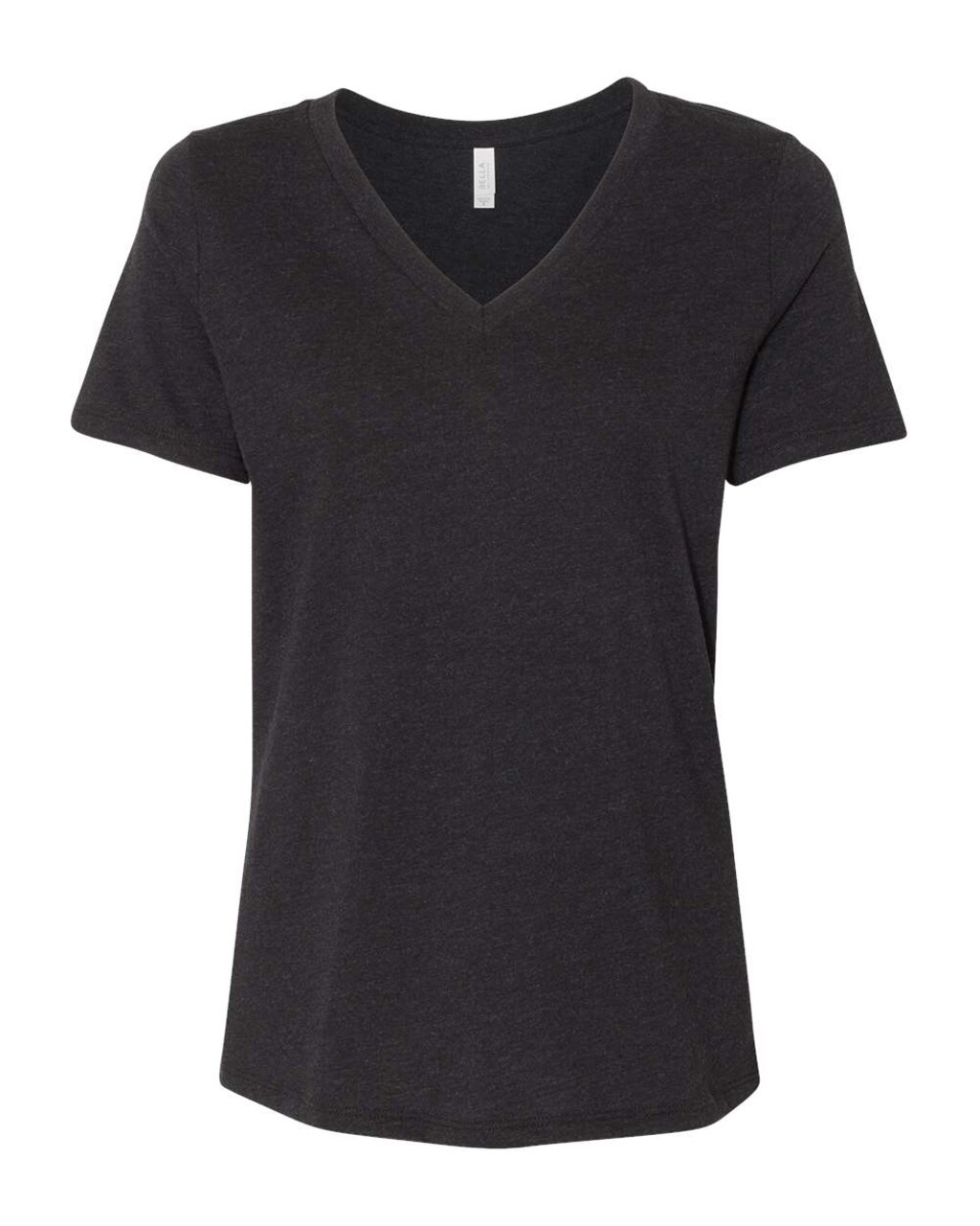 BELLA + CANVAS® Women's Relaxed Heather CVC V-Neck Short Sleeve Tee - 6405CVC